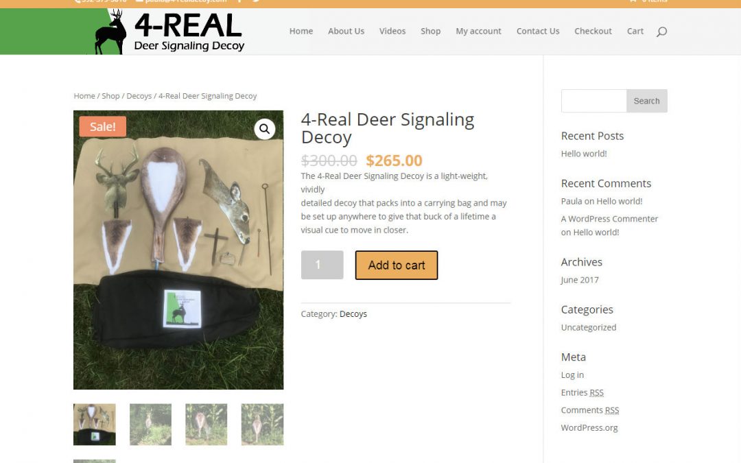 4-Real Deer Decoy
